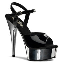 Chrome platform sandal