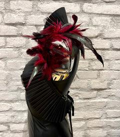 Feder Bolero mit Strass