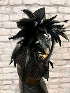 Feder Bolero mit Strass