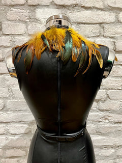 Feder Harness mit Strass