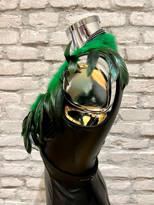 Feder Harness mit Strass