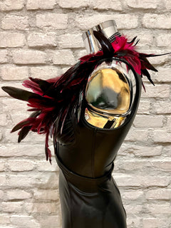 Feder Harness mit Strass