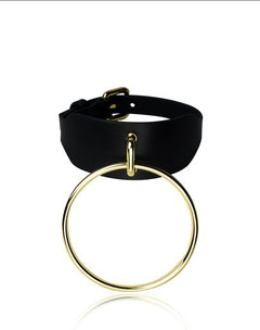 Leder Halsband Deluxe