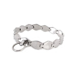 Stainless steel collar with chain links