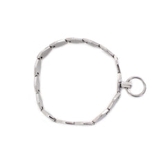 Stainless steel collar with chain links
