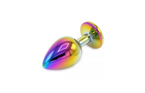 Regenbogen Plug mit Kristall - Large