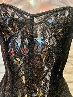 Lace corset dress