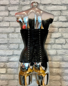 Vinyl half bust corset