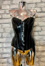 Vinyl half bust corset