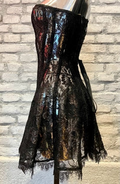 Lace corset dress