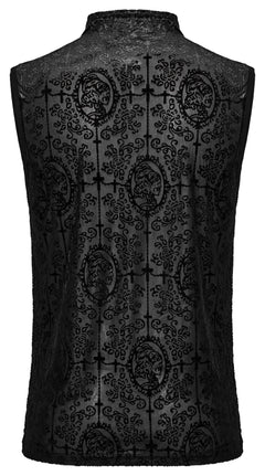 Meshtop Ärmellos mit Muster