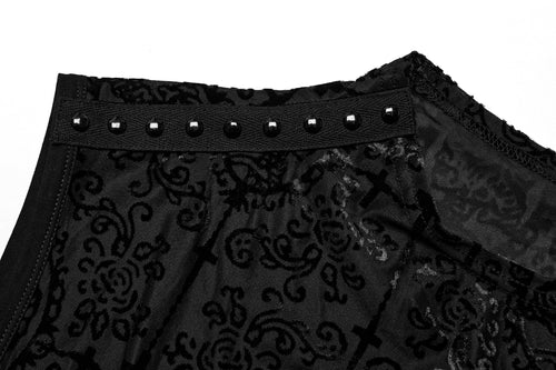 Meshtop Ärmellos mit Muster