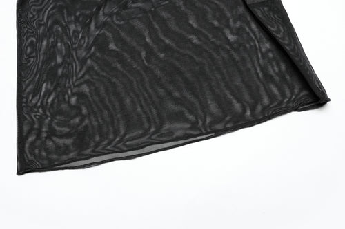 Meshoberteil mit Spitzendetails