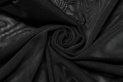 Meshoberteil mit Spitzendetails