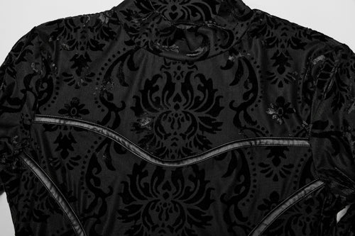 Meshbody mit Damastdruck