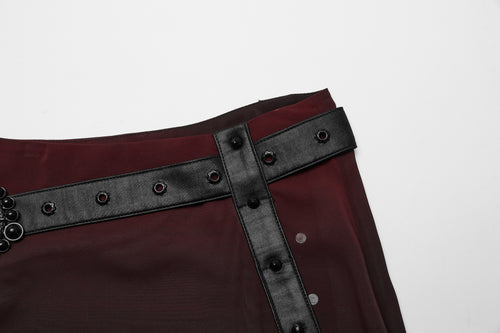 Maxirock mit Gürtel