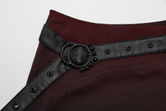 Maxirock mit Gürtel