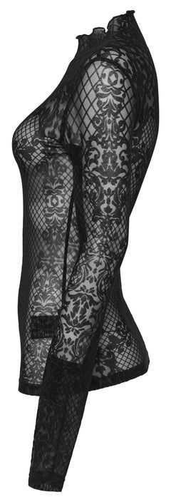 Gemustertes Langarmoberteil