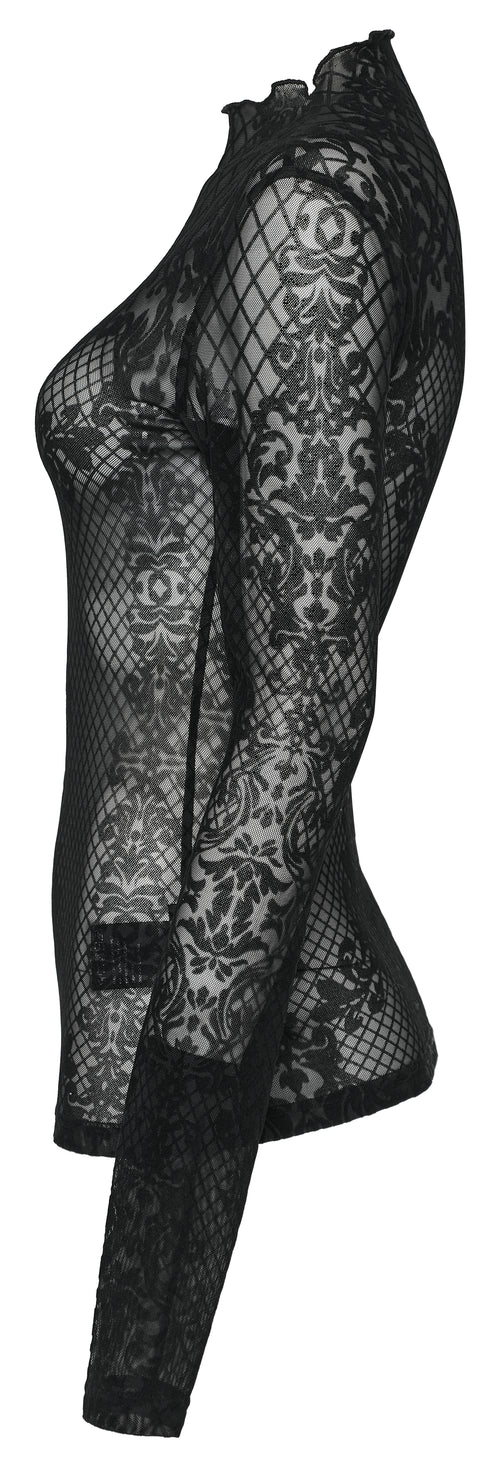 Gemustertes Langarmoberteil