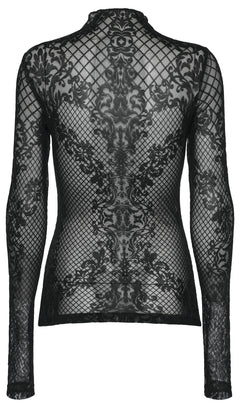 Gemustertes Langarmoberteil