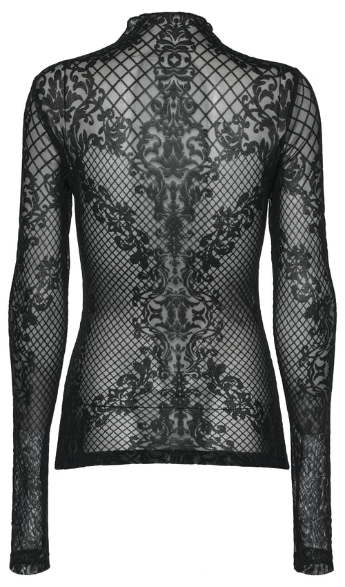 Gemustertes Langarmoberteil