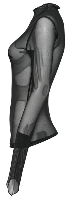 Langarm Meshoberteil