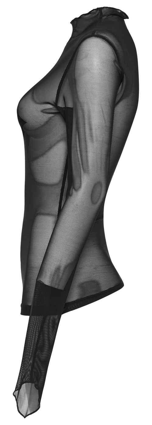 Langarm Meshoberteil