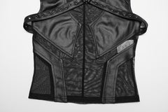 Wetlook Top mit Mesheinsatz