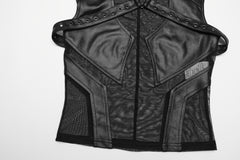 Wetlook Top mit Mesheinsatz