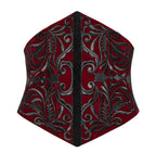 Samt Miedergürtel mit Stickerei