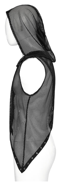 Netzshirt mit Kapuze