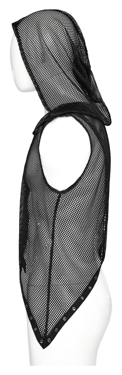 Netzshirt mit Kapuze