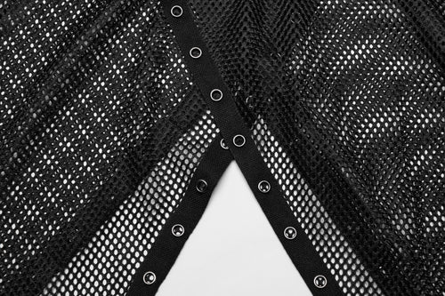 Netzshirt mit Kapuze