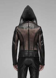 Meshjacke mit Kapuze