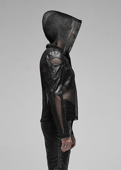 Meshjacke mit Kapuze