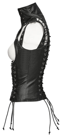 Brustfreies Top mit Schnürung