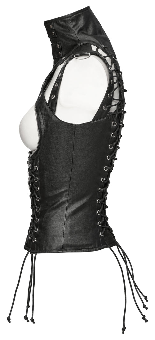 Brustfreies Top mit Schnürung