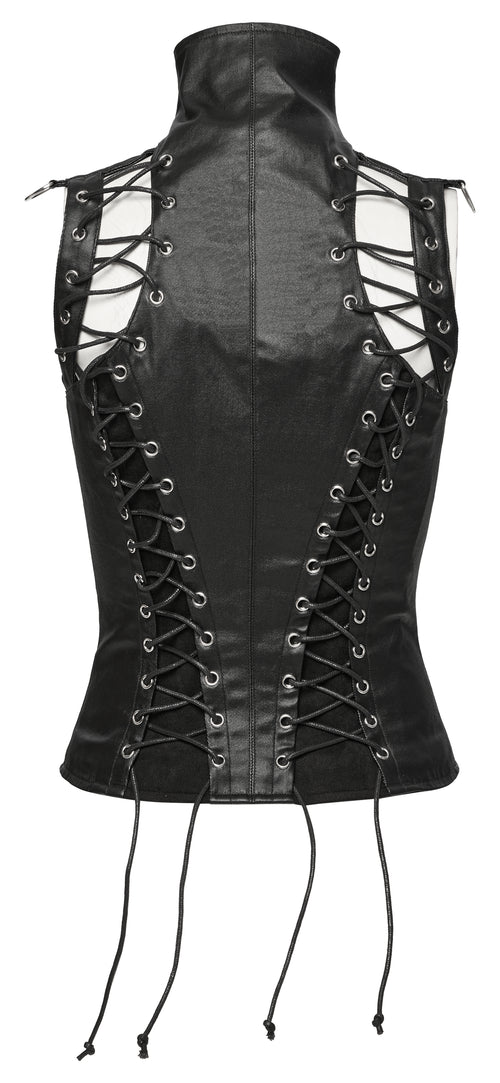 Brustfreies Top mit Schnürung