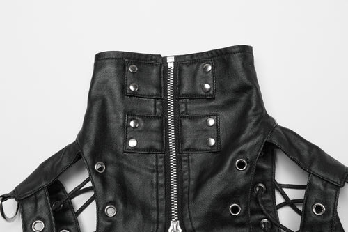 Brustfreies Top mit Schnürung