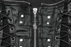 Brustfreies Top mit Schnürung