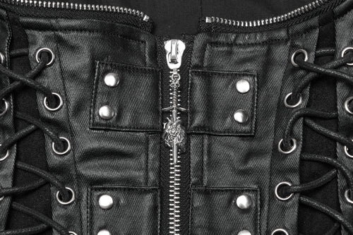 Brustfreies Top mit Schnürung