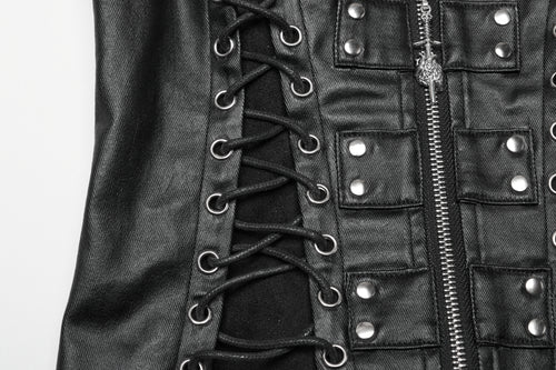 Brustfreies Top mit Schnürung