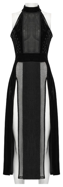 Meshkleid mit Beinausschnitt