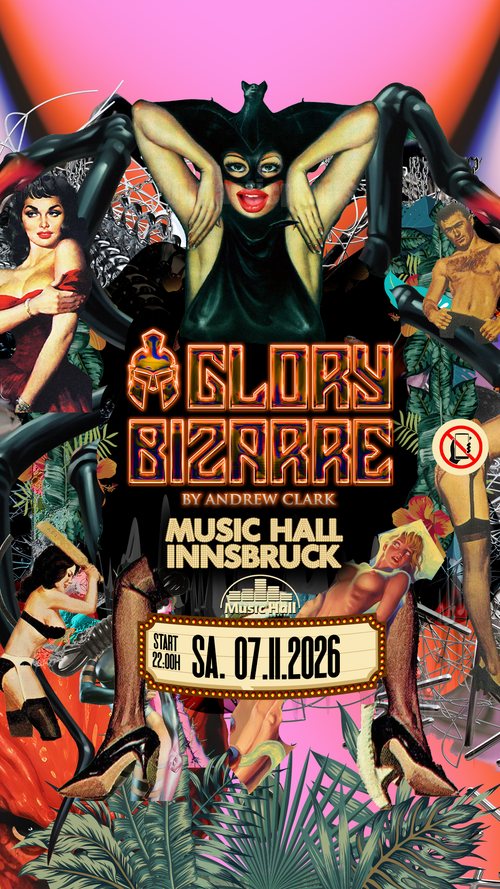 Ticket 07.11.2026 GLORY BIZARRE by Andrew Clark INNSBRUCK