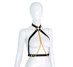 Leather Harness Gold