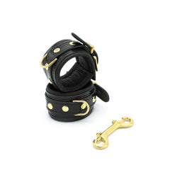 Leather handcuffs