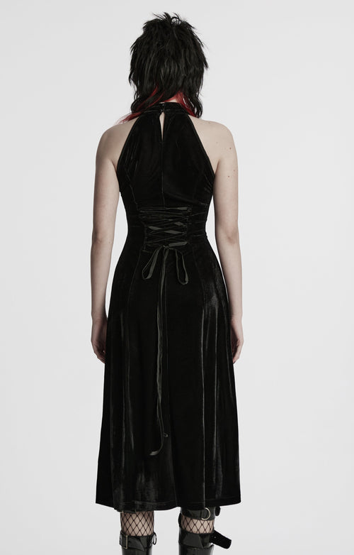 Meshkleid mit Beinausschnitt