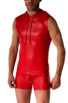 Ärmelloses Top mit Kapuze