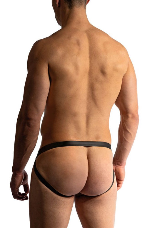 Materialmix Jockstrap mit Reißverschluss