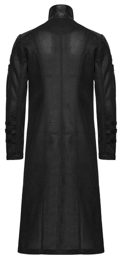 Leicht transparenter Mantel mit Stehkragen